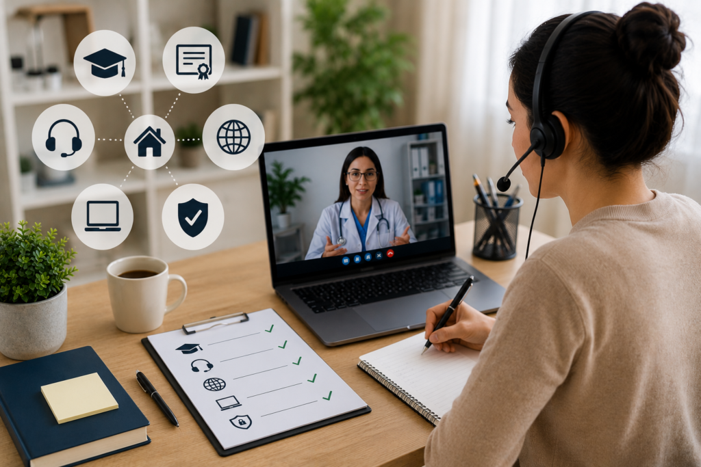 Requisitos para Trabajar como Intérprete Médico Bilingüe desde Casa: Todo lo que Necesitas Saber