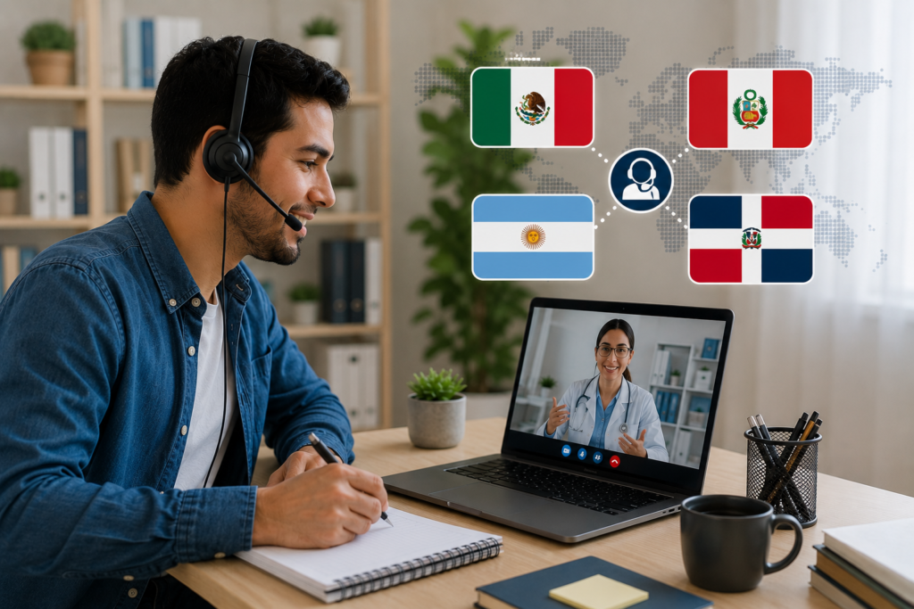 Trabajo Remoto para Bilingües en México, Perú, Argentina y República Dominicana: Oportunidades Reales en 2025